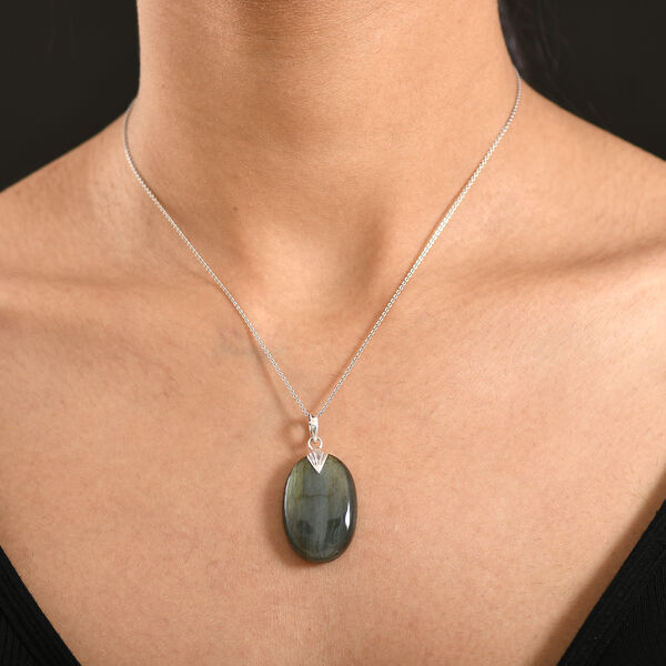 D'Joy Feuer Labradorit Anh&auml;nger - 35,12 ct. image number 3