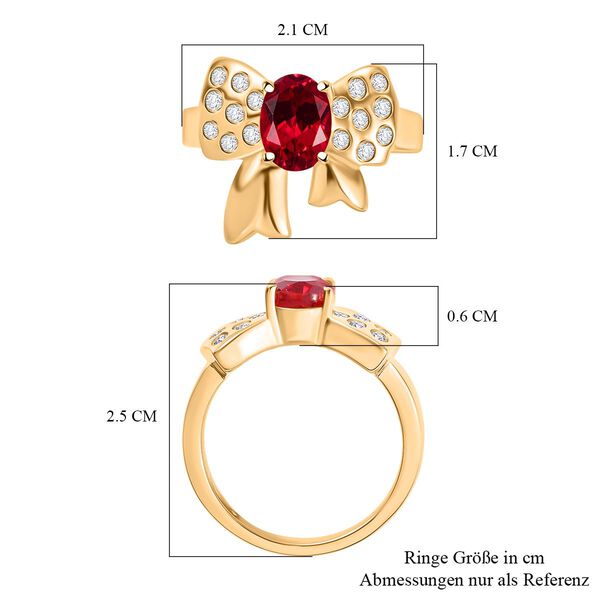 Labor Padparadscha-Saphir und Zirkon Ring - 5,82 ct. image number 5