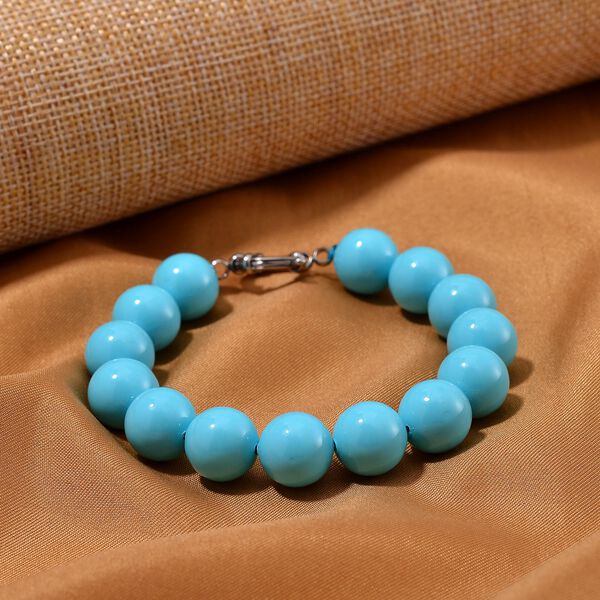 Sleeping Beauty türkisfarbenes Muschelkernperle Armband image number 2