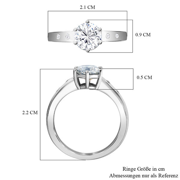 Moissanit Ring - 0,99 ct. image number 7