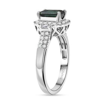 Rhapsody AAAA Santa Rosa Turmalin, Wei&szlig;er Diamant Ring 950 Platin (Gr&ouml;&szlig;e 20.00) ca. 1,61 ct