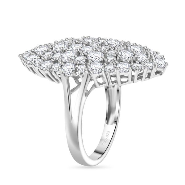 D'Joy Moissanit Ring 925 Silber rhodiniert (Gr&ouml;&szlig;e 18.00) ca. 2,79 ct image number 5