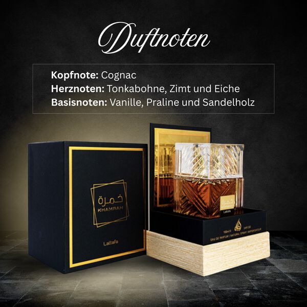 Lattafa Khamrah Eau de Parfum, 100 ml