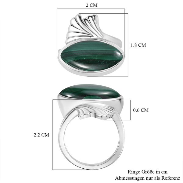 Malachit Ring - 8,81 ct. image number 7