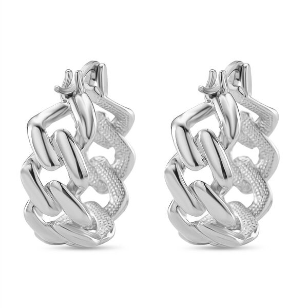 Weißer Kristall Ohrringe Nickelfreies Messing Standard image number 5