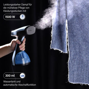 HOMESMART Handbedampfer, schwarz und blau