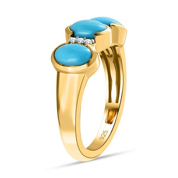 Amerikanischer, natürlicher Sleeping Beauty und Zirkon-Ring -1,55 ct. image number 5