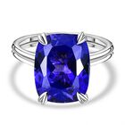 AAAA Tansanit Ring 950 Platin (Größe 17.00) ca. 7,69 ct