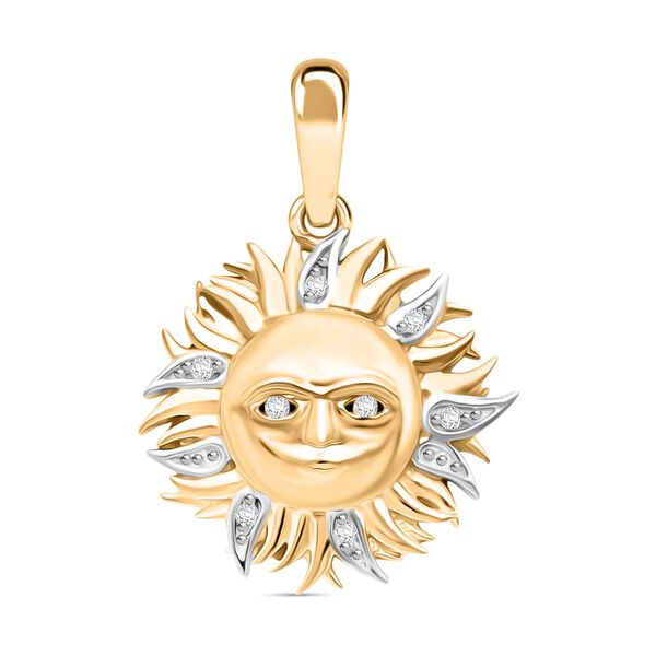 Diamant Sonnen Anh&auml;nger