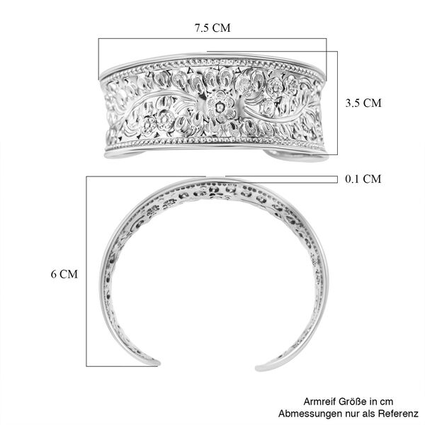 Silber Armreif, 19 cm image number 4