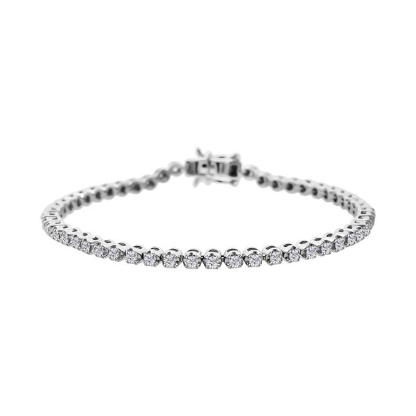 LUXURIANT DIAMOND - Lab Grown Diamant VS1-SI1/D-F GCI zertifiziert Armband ca. 19 cm 925 Silber rhodiniert ca. 1,80 ct.