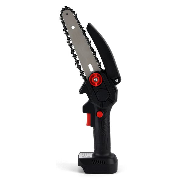 Electric saw 6 inches Rated voltage :21v Motor speed: 20,000 RPM Motor power :180W Battery disassembly: Yes Switch method: Safety button Switch interface type :DC Input voltage :1A Power supply mode: Lithium battery Battery capacity :24VH 6000mah- Charge image number 6