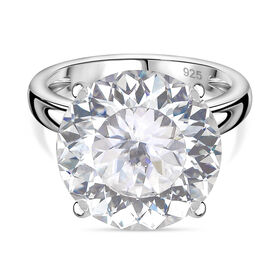 Moissanit Ring - 11,52 ct.