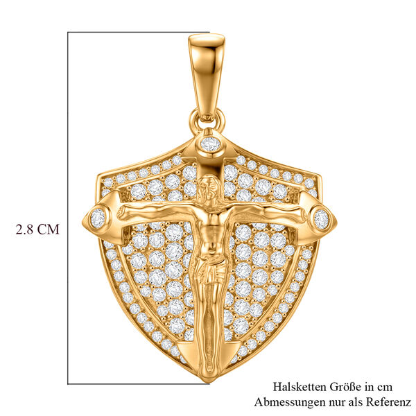 EVER TRUE Moissanit Anh&auml;nger Nickelfreies Messing ca. 1,13 ct. image number 6