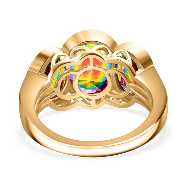 Nebel Quarz und Zirkon Ring - 6,15 ct. image number 5