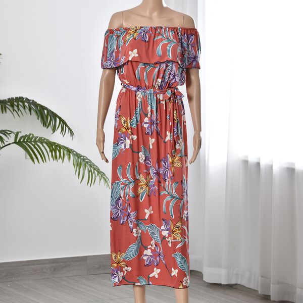 Maxikleid, Himmelblau