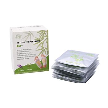 20er Set Detox Fu&szlig;pflaster, Entgiftungspflaster, Lavendel und Bambus