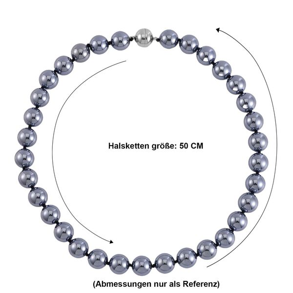 Terahertz Halskette ca. 50 cm 316L Edelstahl ca. 580,00 ct. image number 5