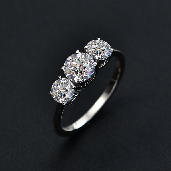 LUXURIANT DIAMOND - Lab Grown Diamant VS-GH SGL zertifiziert Ring 950 Platin (Gr&ouml;&szlig;e 17.00) ca. 2.00 ct image number 4