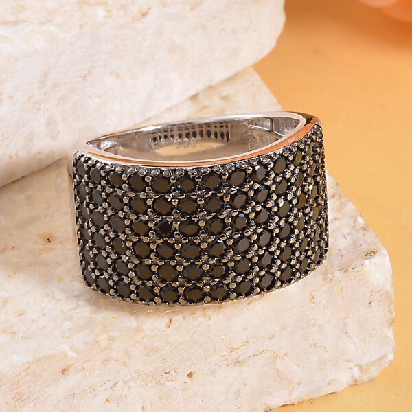 Schwarzer Spinell-Ring - 2,35 ct. image number 2