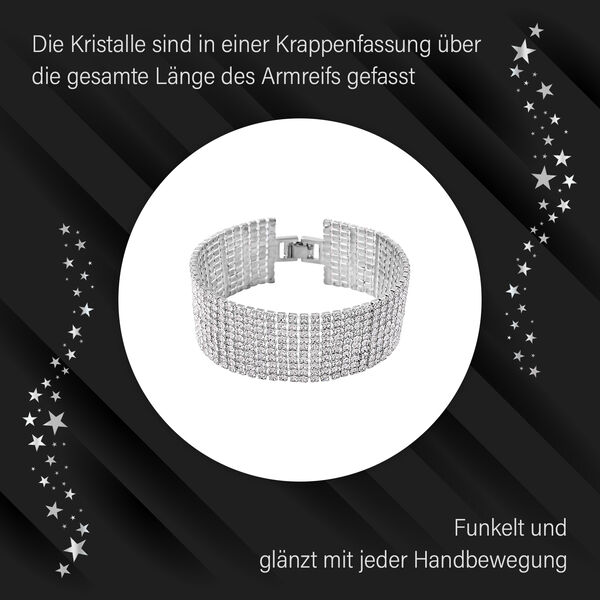 Kristall-Armband in Silberton image number 7