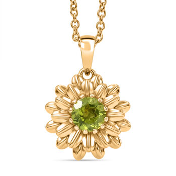 EverTrue Peridot Anh&auml;nger mit 50cm Kette - 0,97 ct.