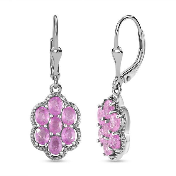 Ilakaka Rosa Saphir-Ohrh&auml;nger - 3,40 ct. image number 4