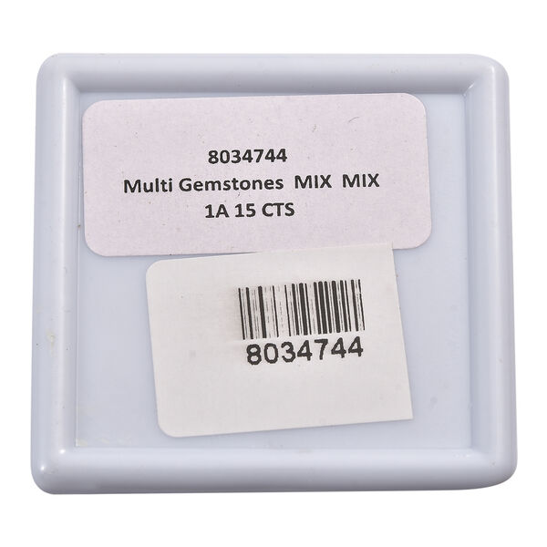 Mehrfarbige Edelstein-Sammlung, facettiert, verschiedene Schliffe und Formen image number 3