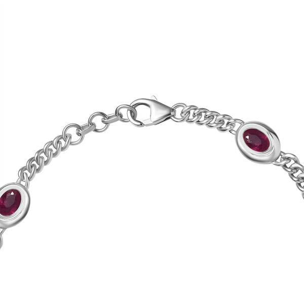 Afrikanisches Rubin-Armband, 19 cm - 4,39 ct. image number 4