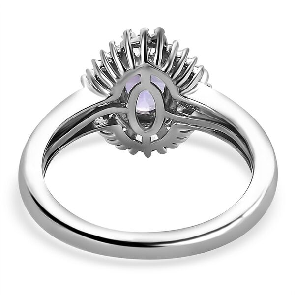 Tansanit und Zirkon-Ring - 0,92 ct. image number 6