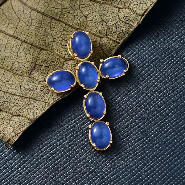 D'Joy Aurora Mondstein Anh&auml;nger, 925 Silber platiniert - 5,84 ct. image number 2