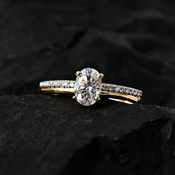 Moissanit Ring - 0,96 ct. image number 8