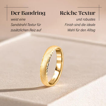 Bandring in 585 Gelbgold