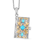 AA Sleeping Beauty Türkis Schmuckset (10-15 Werktage Lieferzeit) ca. 0.72 ct