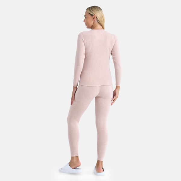 LA MAREY Signature - 2 teiliges Loungewear-Set mit 20% Seide und Kaschmir Proteinfaser eingereichert, Gr&ouml;&szlig;e L, Beige image number 1