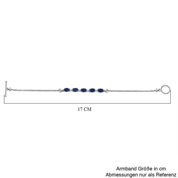 Ceylonfarbenes Quarz und Zirkon Armband, 18cm - 3,31 ct. image number 5