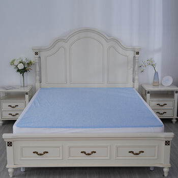 SERENITY NIGHT - Smartkool Jersey Matratzenschoner mit K&uuml;hlgel, antibakteriell, wasserdicht 140x200 cm