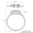 Diamant-Ring, 925 Silber platiniert image number 6