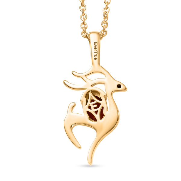 EVER TRUE Roter Granat, Schwarzer Spinell Schmuckset ca. 50 cm ca. 0.89 ct image number 4