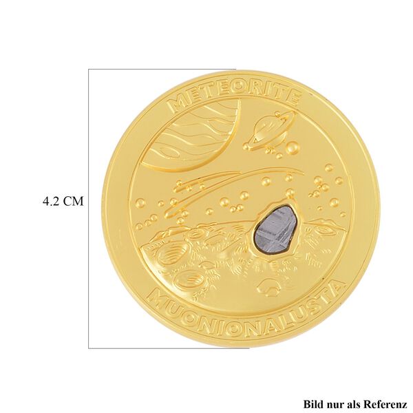 Antik-Finish Sammler-Meteorit in Goldton image number 5