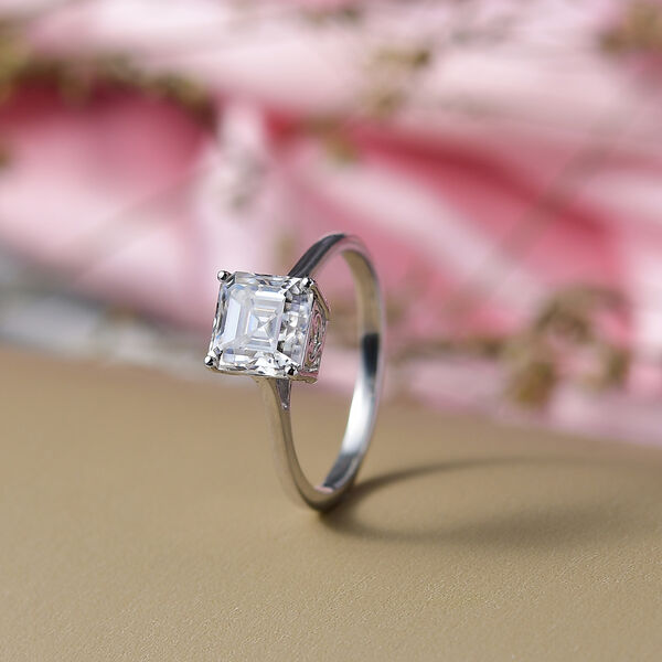 D'Joy Moissanit Ring, Anh&auml;nger mit 50cm Kette und Ohrstecker image number 9