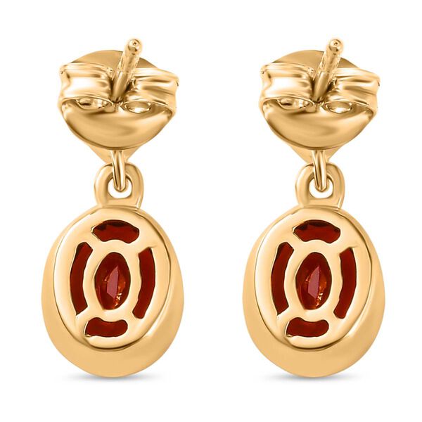 Rote Granat-Ohrringe - 2,92 ct. image number 5