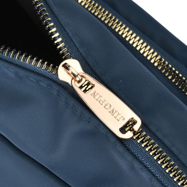 Stylische Umh&auml;ngetasche mit verstellbarem Gurt und RFID-Schutz, Petrolfarben image number 7