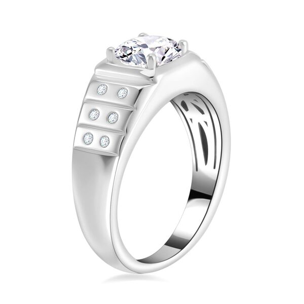 Moissanit Ring - 1,34 ct. image number 4