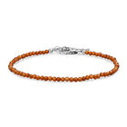 D'Joy Hessonit Granat Armband ca. 19 cm + 5 cm Extender, 925 Silber rhodiniert ca. 12.00 ct