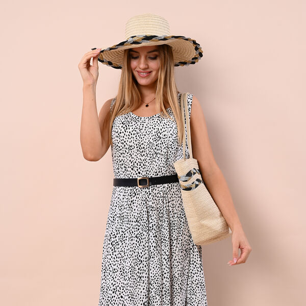 2er-Set: Strohhut mit passender Handtasche image number 1