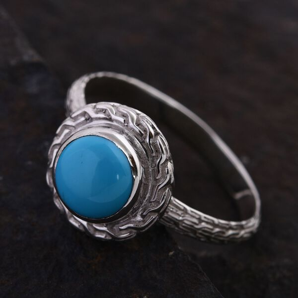 Royal Bali - Sleeping Beauty T&uuml;rkis Ring, 925 Silber (Gr&ouml;&szlig;e 16.00) ca. 1.74 ct image number 1