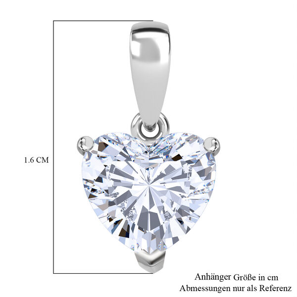LUXURIANT DIAMANT - Lab Grown Diamant VS-F Anh&auml;nger 950 Platin ca. 2.06 ct image number 5
