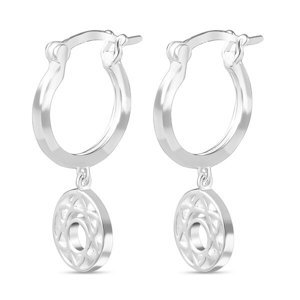 Hexagramm Ohrringe in 925 Silber image number 4