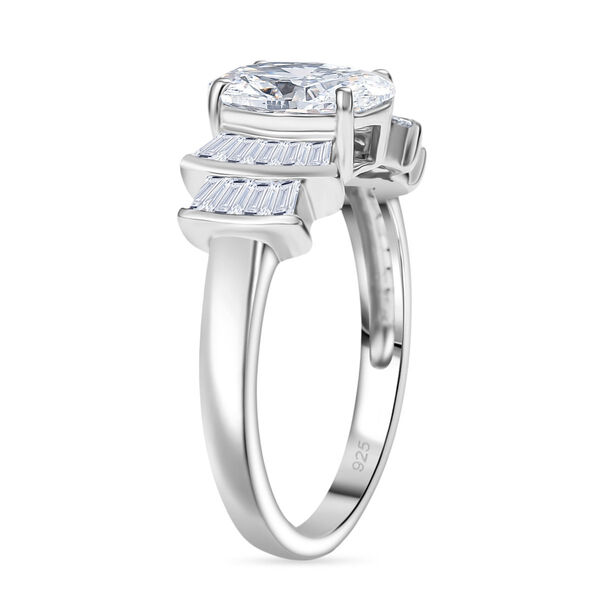 LUXURIANT DIAMOND - Lab Grown Diamant SI-GH Ring 925 Silber Rhodiniert (Gr&ouml;&szlig;e 17.00) ca. 1,86 ct image number 4